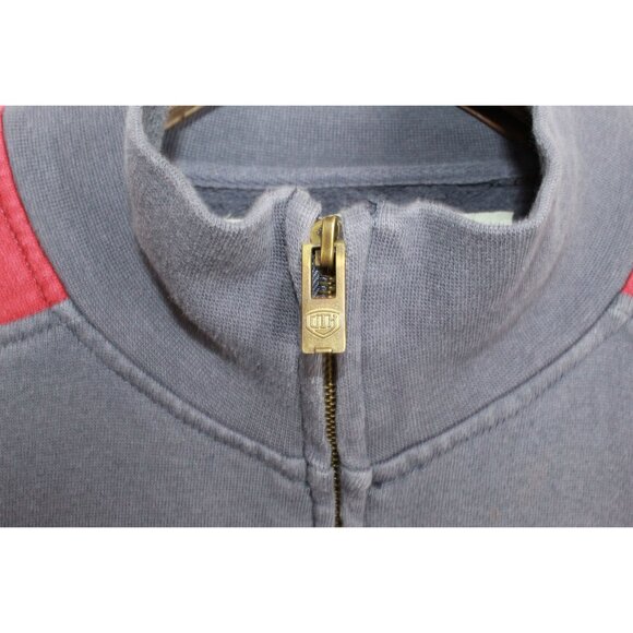 Old Time Hockey NHL NY Rangers Blue Red Full Zip Jacket Cotton Size L - Picture 5 of 14